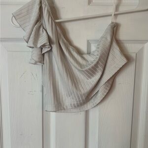 White One-Shoulder Top - Original Price: $20 - AT LOWEST RECOMMENDED LISTING